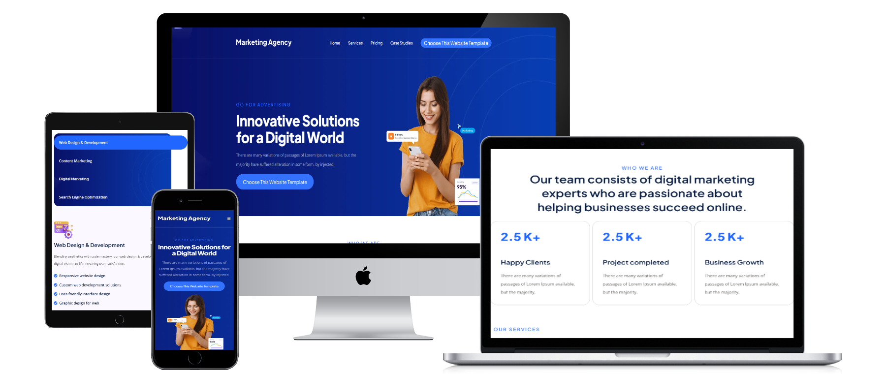Digital Services — BuildRev website example across devices